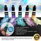 Pixiss Iridescent Alcohol Inks Set, 5 Highly Saturated Mythical Alcohol Inks for Resin